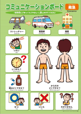 つかう コミュニケーションボード カード 障害者支援センター