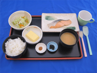 やわらか朝食(和風)セット軟食写真